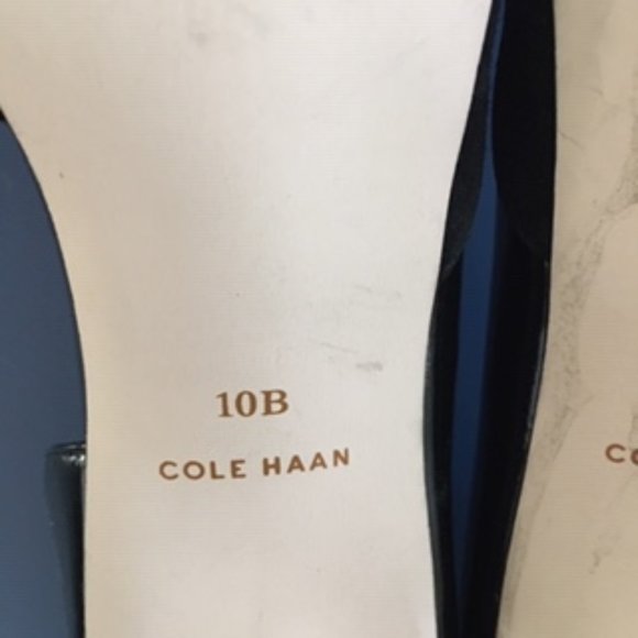Cole Haan Black Leather D'Orsay Heels / Pumps - Picture 12 of 17